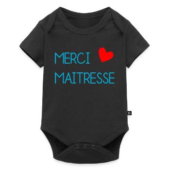 MISTRESS. THANK YOU. THANK YOU MISTRESS. MISTRESS - Baby Premium short-sleeve bodysuit - black - Front