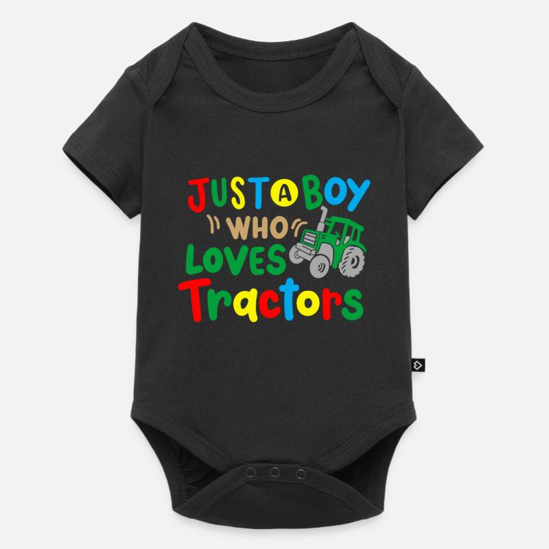 Traktor Traktor-Liebhaber - Baby Premium Kurzarmbody - Schwarz