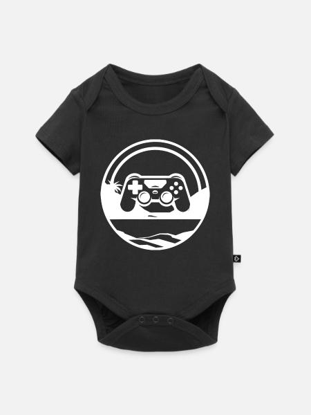 Videospiele Grafik - Baby Premium Kurzarmbody - Schwarz