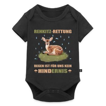 Sauvetage des faons - Body à manches courtes Premium Bébé - noir - Devant