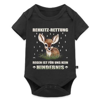 Sauvetage des faons - Body à manches courtes Premium Bébé - noir - Devant