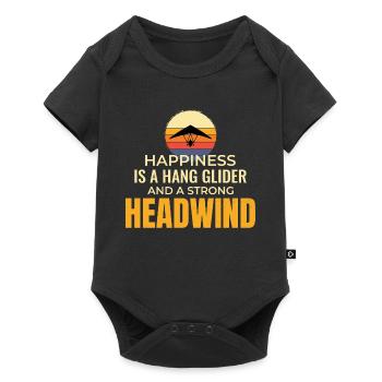 Hang Gliding Air Sports Adventure Soaring Pilot - Baby Premium short-sleeve bodysuit - black - Front