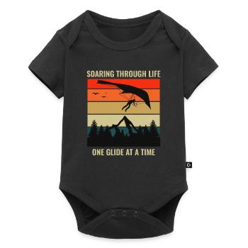 Hang Gliding Air Sports Adventure Soaring Pilot - Baby Premium short-sleeve bodysuit - black - Front