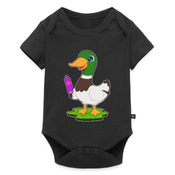 Aérosol de pulvérisation de canard - Body à manches courtes Premium Bébé - noir - Devant