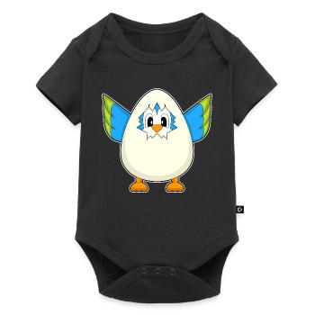 Oeuf de perroquet - Body à manches courtes Premium Bébé - noir - Devant