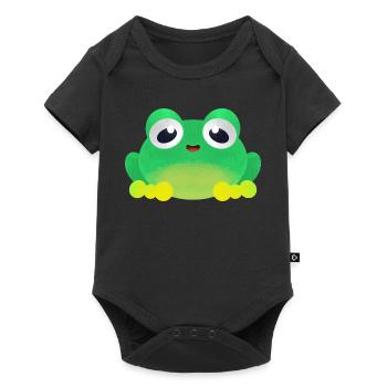 Petite grenouille - Body à manches courtes Premium Bébé - noir - Devant