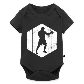 Boxer Sketch - Baby Premium short-sleeve bodysuit - black - Front
