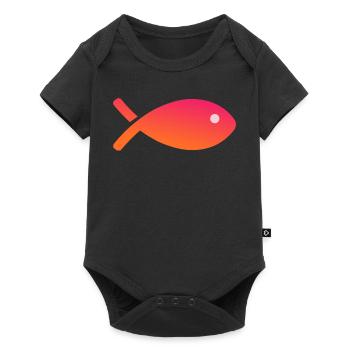 SARDINE. FISH. APRIL FOOL. EASTER. SEA - Baby Premium short-sleeve bodysuit - black - Front