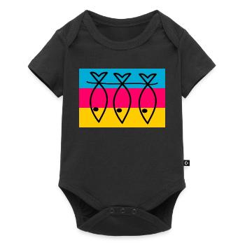FISH. SARDINE. APRIL FOOLS. SEA. OCEAN - Baby Premium short-sleeve bodysuit - black - Front