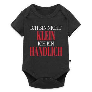 Je ne suis pas petit, je suis bricoleur - Body à manches courtes Premium Bébé - noir - Devant