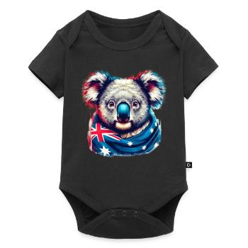 Koala - Baby Premium short-sleeve bodysuit - black - Front