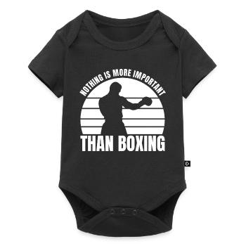 Rien n’est aussi important que la boxe - Body à manches courtes Premium Bébé - noir - Devant