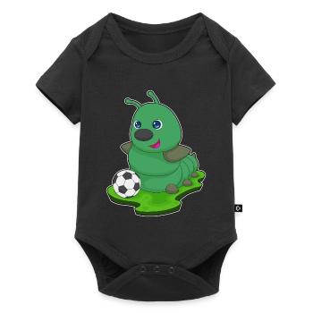 Caterpillar Joueur de football Football - Body à manches courtes Premium Bébé - noir - Devant