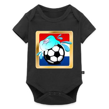 HOLLAND - FOOTBALL HOT SUMMER NETHERLANDS - Baby Premium short-sleeve bodysuit - black - Front