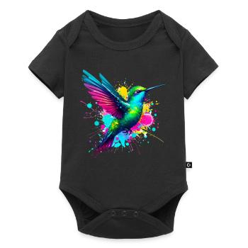 Colibri - Body à manches courtes Premium Bébé - noir - Devant