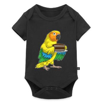 Parrot Cake - Baby Premium short-sleeve bodysuit - black - Front