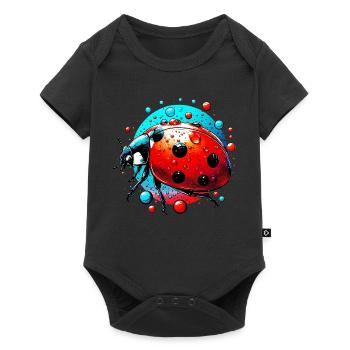 Ladybug - Baby Premium short-sleeve bodysuit - black - Front