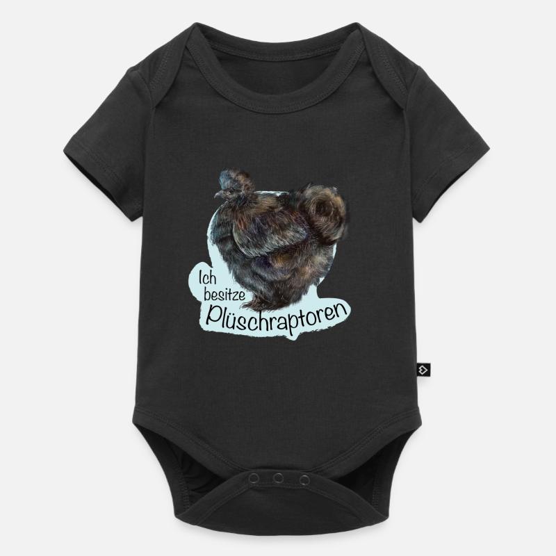 Les rapaces en peluche - Body à manches courtes Premium Bébé - noir
