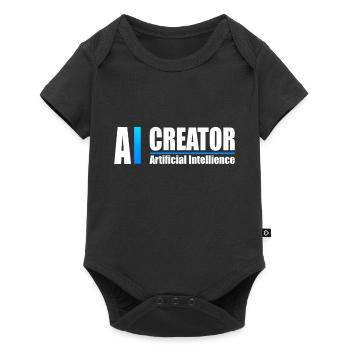 AI Creator Artificial Intelligence Enthusiast - Baby Premium short-sleeve bodysuit - black - Front