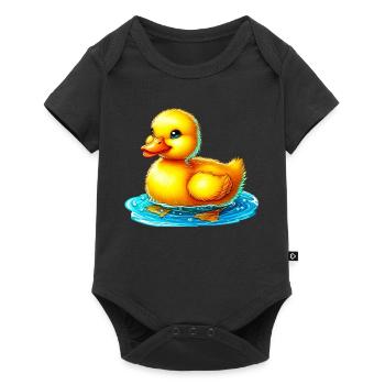 Duckling Duck Duck Duck - Baby Premium short-sleeve bodysuit - black - Front