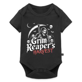 Gloomy Harvest Reaper - Baby Premium short-sleeve bodysuit - black - Front