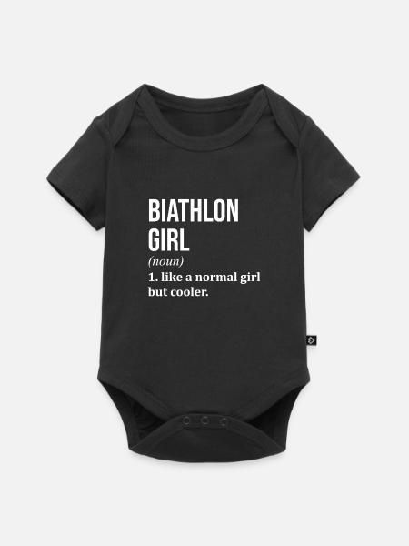 Biathlon Biathlon Biathlon - Baby Premium short-sleeve bodysuit - black