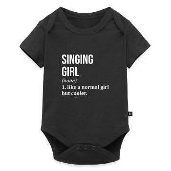 Chanteur Chanteur Chanteur Chanteur - Body à manches courtes Premium Bébé - noir - Devant