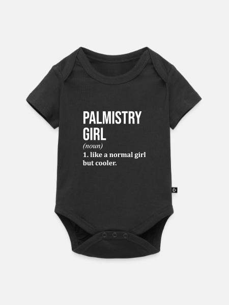 Handsteine, Handstelle, Handschrift - Baby Premium Kurzarmbody - Schwarz