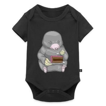 Gâteau Mole - Body à manches courtes Premium Bébé - noir - Devant