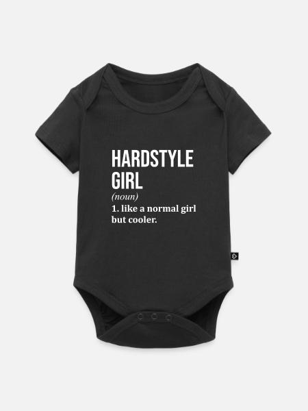 Hardstyle Hardstyle Hardstyle - Baby Premium Kurzarmbody - Schwarz