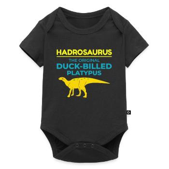 Hadrosaurus Dinosaure Dino Paléontologue Fossile - Body à manches courtes Premium Bébé - noir - Devant