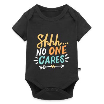 Sarkastischer Humor Sarkasmus - Baby Premium Kurzarmbody - Schwarz - Vorne