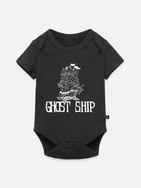 Geisterschiff - Baby Premium Kurzarmbody - Schwarz