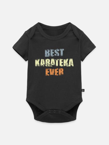 Bester Karateka - Baby Premium Kurzarmbody - Schwarz