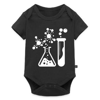 Neurones Chimie Science Tableau périodique Laboratoire - Body à manches courtes Premium Bébé - noir - Devant