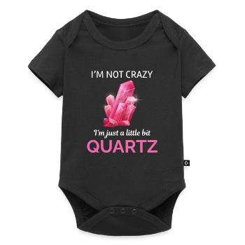 Crystal Collecting Rock Hunting Mineral Collector - Baby Premium short-sleeve bodysuit - black - Front