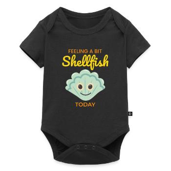 Scallop Seashells Collector Beachcomber Shellfish - Baby Premium short-sleeve bodysuit - black - Front
