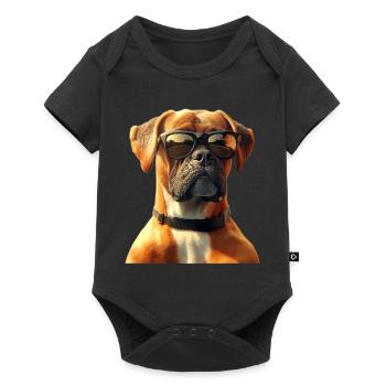 German Boxer Dog Boxer Club German Boxer Club - Baby Premium short-sleeve bodysuit - black - Front
