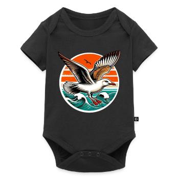 Gull - Baby Premium short-sleeve bodysuit - black - Front