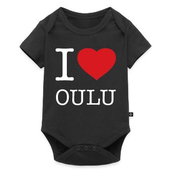 J'AIME OULO - Body à manches courtes Premium Bébé - noir - Devant