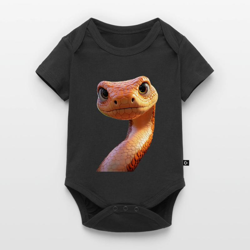 Schlange Python Kobra Mamba Klapperschlange Snake Baby Premium Kurzarmbody