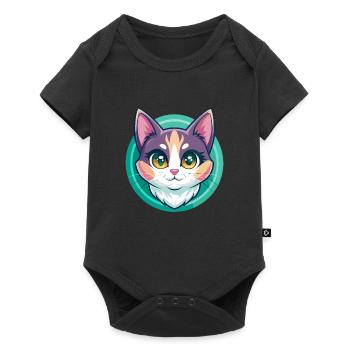 Dilute Calico Cat Breed Cartoon Kawaii Animal Pet - Baby Premium short-sleeve bodysuit - black - Front