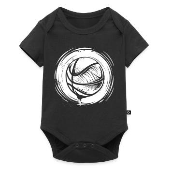 Basketball Ball Sketch - Baby Premium short-sleeve bodysuit - black - Front