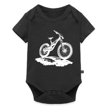 Mountain bikers - Baby Premium short-sleeve bodysuit - black - Front