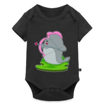 Seal Archer Arrow Bow - Baby Premium short-sleeve bodysuit - black - Front