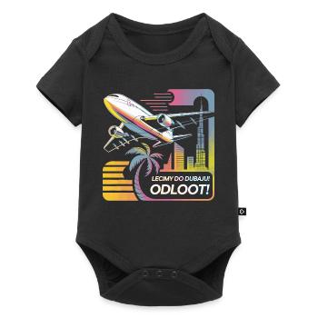 Wir fliegen nach Dubai - Odloot! - Baby Premium Kurzarmbody - Schwarz - Vorne