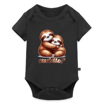 Sloths Sloth Snuggle Gift - Baby Premium short-sleeve bodysuit - black - Front