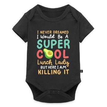 Mitarbeiterin der Schulcafeteria als Kantinendame - Baby Premium Kurzarmbody - Schwarz - Vorne