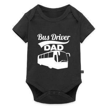 Bus Driver Dad - Baby Premium short-sleeve bodysuit - black - Front