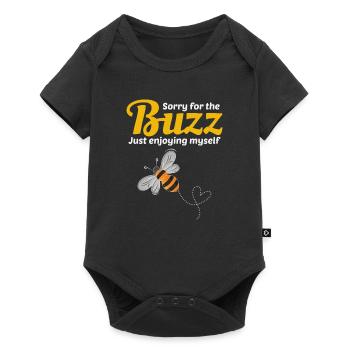 Honeybee Beekeeper Beekeeping Insect Collector - Baby Premium short-sleeve bodysuit - black - Front
